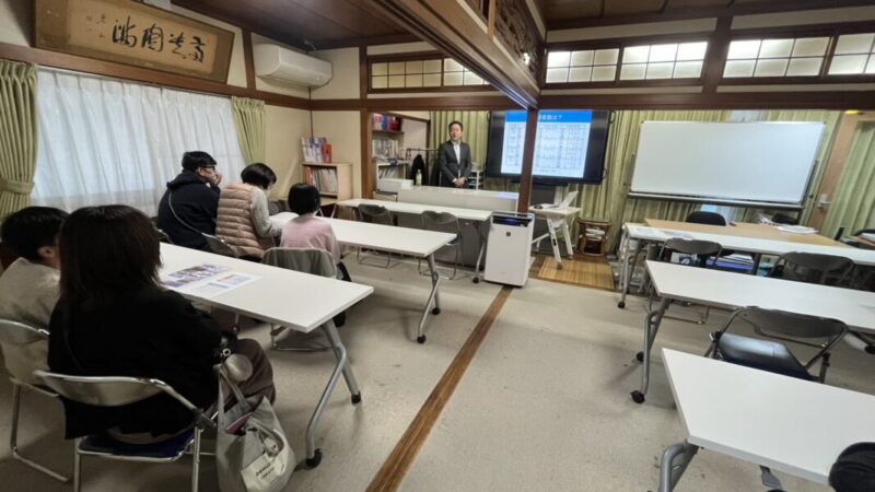 中学受験の説明会しました